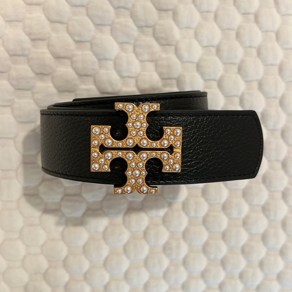 Reversible Tory Burch leather belt